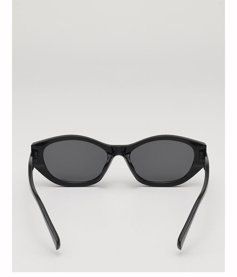 Fashion Retro Cat's Eye Distinctive Anti-UV Sunglasses Women's High-Level Street Photoshoot Concave Sunscreen Decorative Sunglasses
