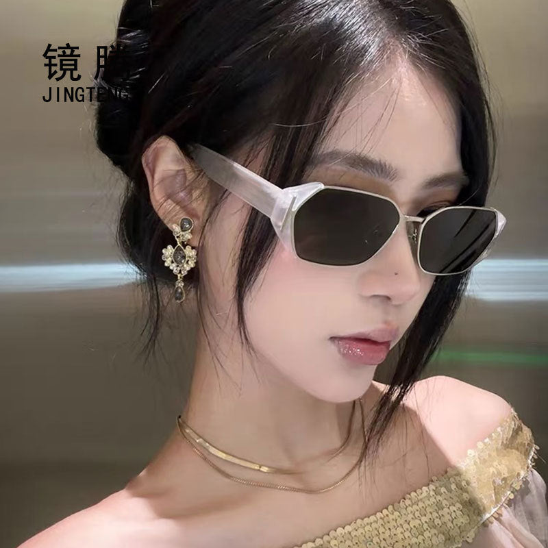 Small ice sunglasses women's high-end sense retro potato glasses 2025 new sunglasses UV protection