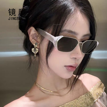 Small ice sunglasses women's high-end sense retro potato glasses 2025 new sunglasses UV protection