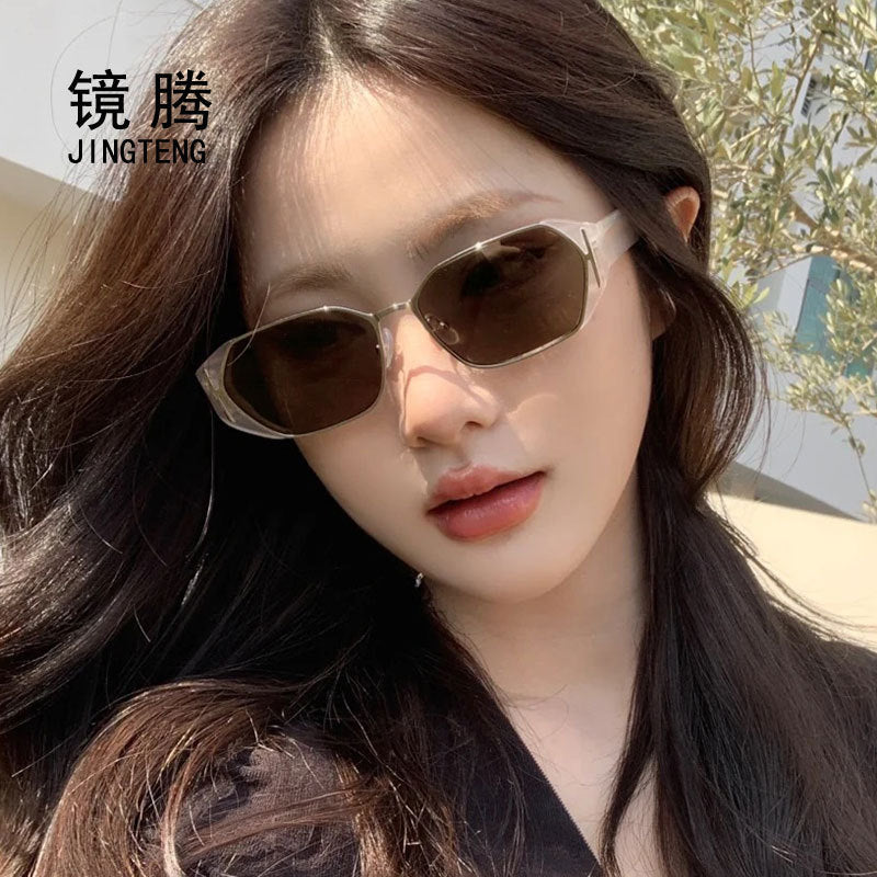 Small ice sunglasses women's high-end sense retro potato glasses 2025 new sunglasses UV protection