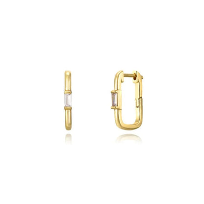 Cross-Border Exclusive Supply of Versatile and High-End Ear Cuffs with an Instagram-Worthy Style, Featuring a Fashionable and Simple U-Shaped Design with Diamond Accents and a Unique Ear Cuff Earring Set