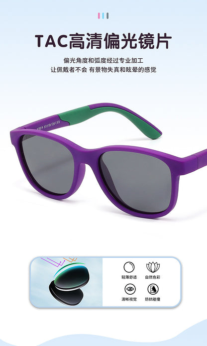 2026 New Children's Polarized Sunglasses Cycling Sunglasses Boys and Girls Sunglasses Outdoor Sports Glasses S707