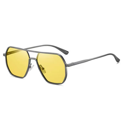 New Polarized Men's Driving, Fishing, High-Definition Day and Night Color-Changing Trendy Anti-Uv Sunglasses
