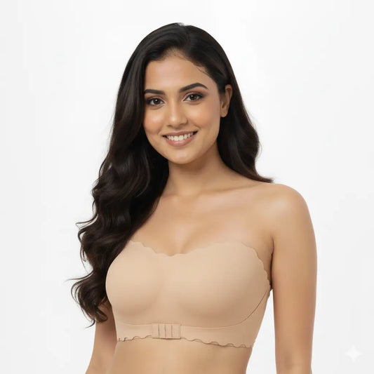 Premium Quality Strapless Bra for Women in Bangladesh | Beige, Comfortable & Invisible