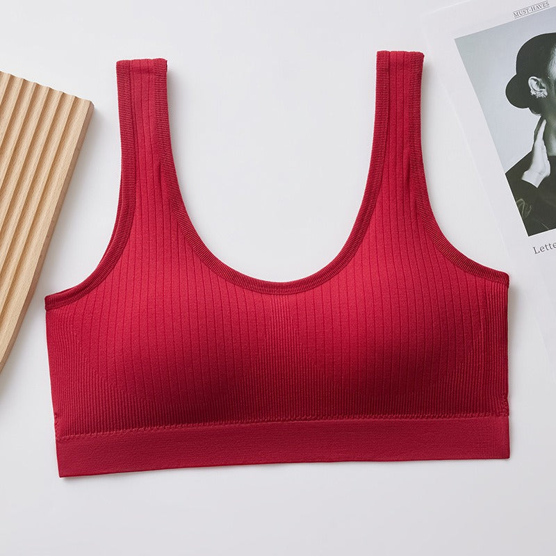 Premium Seamless Bra for Yoga and Gym – Women’s Activewear | Red