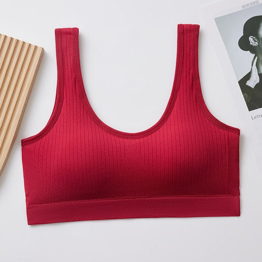 Premium Seamless Bra for Yoga and Gym – Women’s Activewear | Red