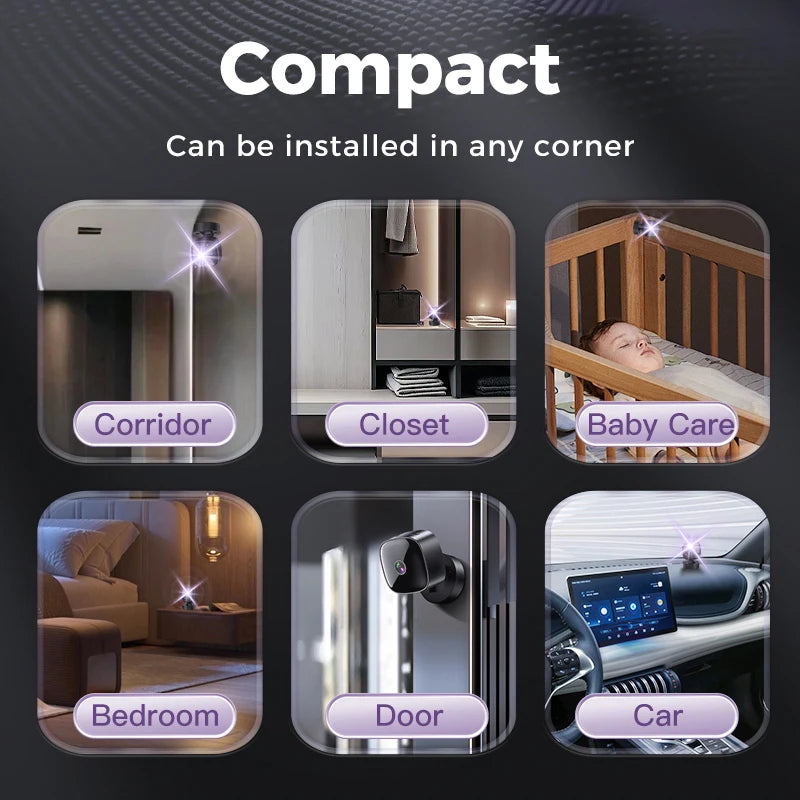 Lenovo 1080P HD Camera 2.4G Wifi Wireless Security Protection Remote Monitor Camcorders Home Phone Connectivity Smart Device
