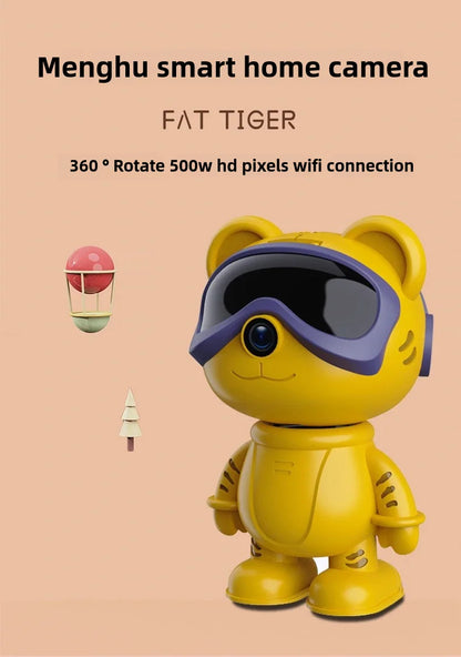 5MP PTZ WIFI IP Camera Wireless Home Security Robot Camera 360° Two Way Audio Auto Tracking Invisible Lens Indoor Baby Monitor