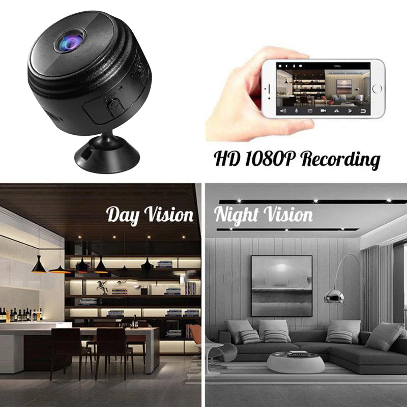 WiFi Monitoring Camera Wireless Video Recorder Security Protection HD Mini Camera Smart Home Monitoring Camera For Infants Pets