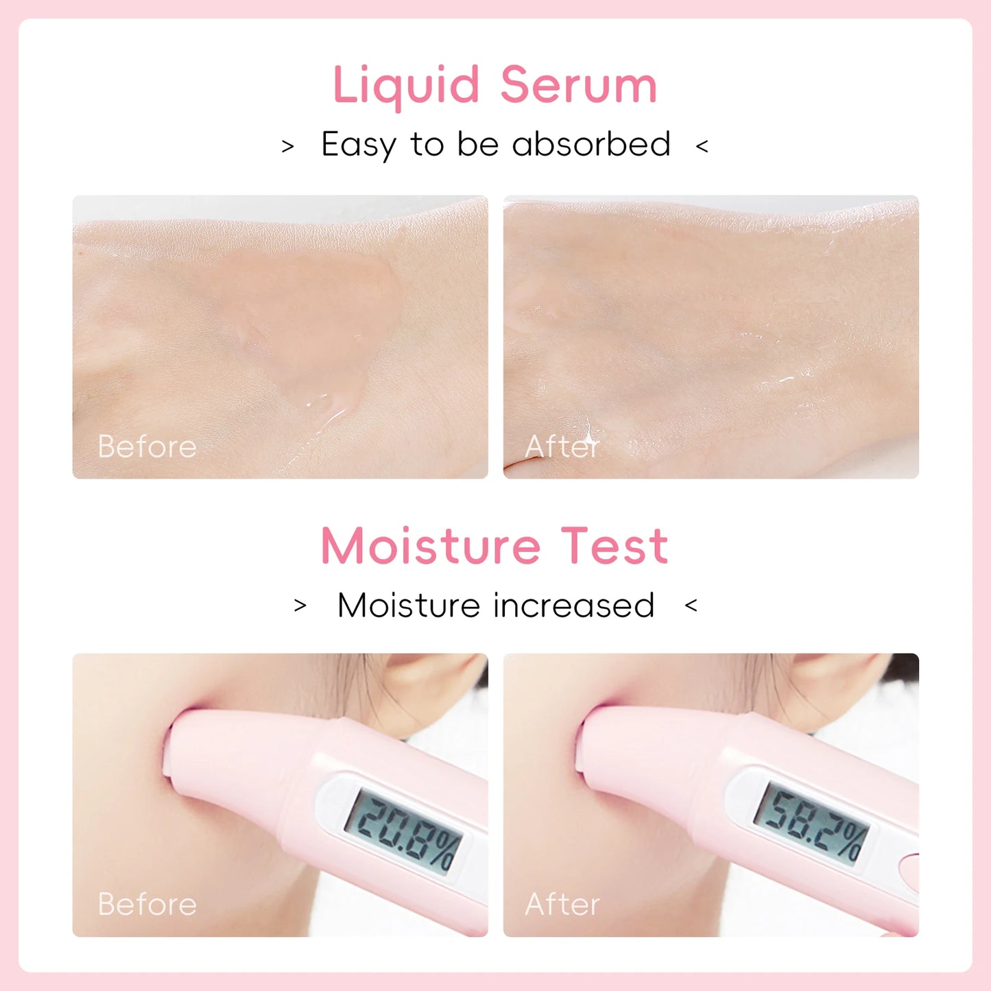 LAIKOU Sakura Serum Shrink Pores Remove Acne Skin Rejuvenation Whitening Essence