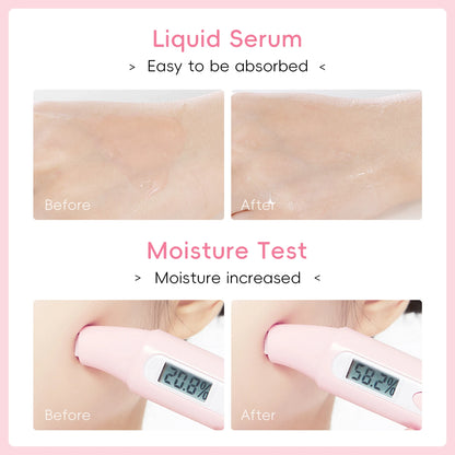 LAIKOU Sakura Serum Shrink Pores Remove Acne Skin Rejuvenation Whitening Essence