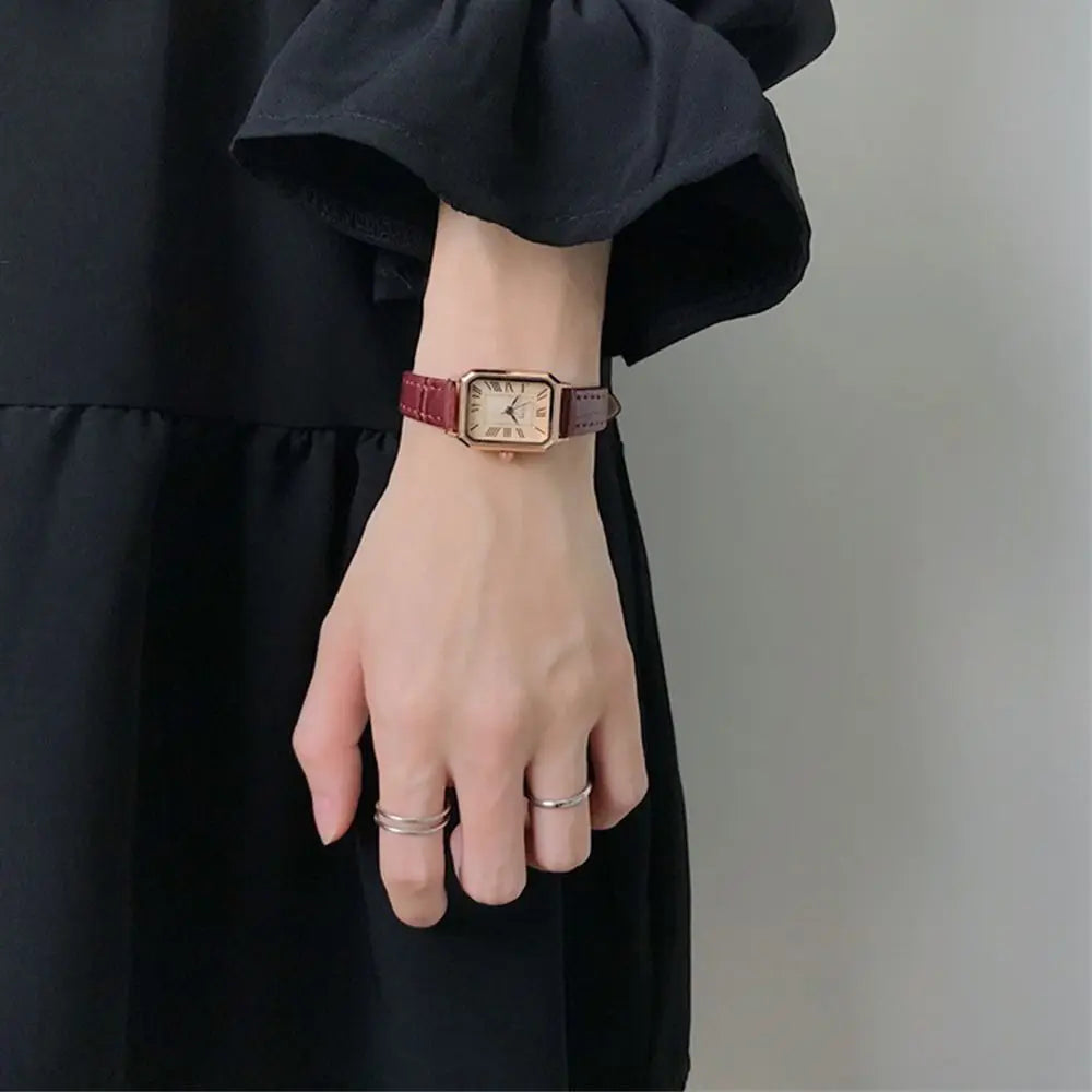 Light Luxury Elegant Women's Quartz Watch Portable Simple Ladies Business Watches Exquisite Waterproof Women's Wrist Watch Women