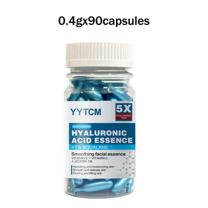 Hyaluronic acid deep moisturizing capsule essence, deep moisturizing and brightening skin essence (0.4gx30 capsules)/bag -1 bag