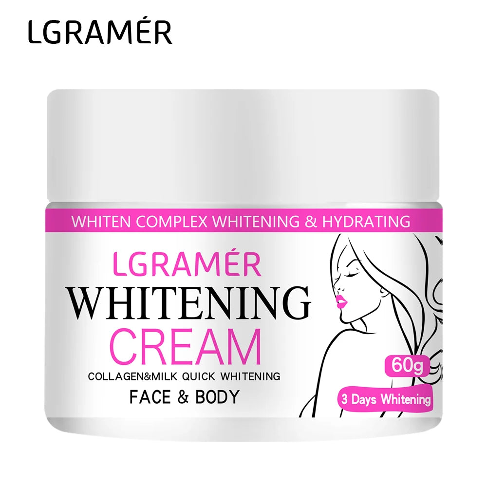 Whitening Cream Body Armpit Leg Knee Elbow Remove Dark Spot Skin Firm Brighten Moisturiz Facial Care Health Beauty Skin Care