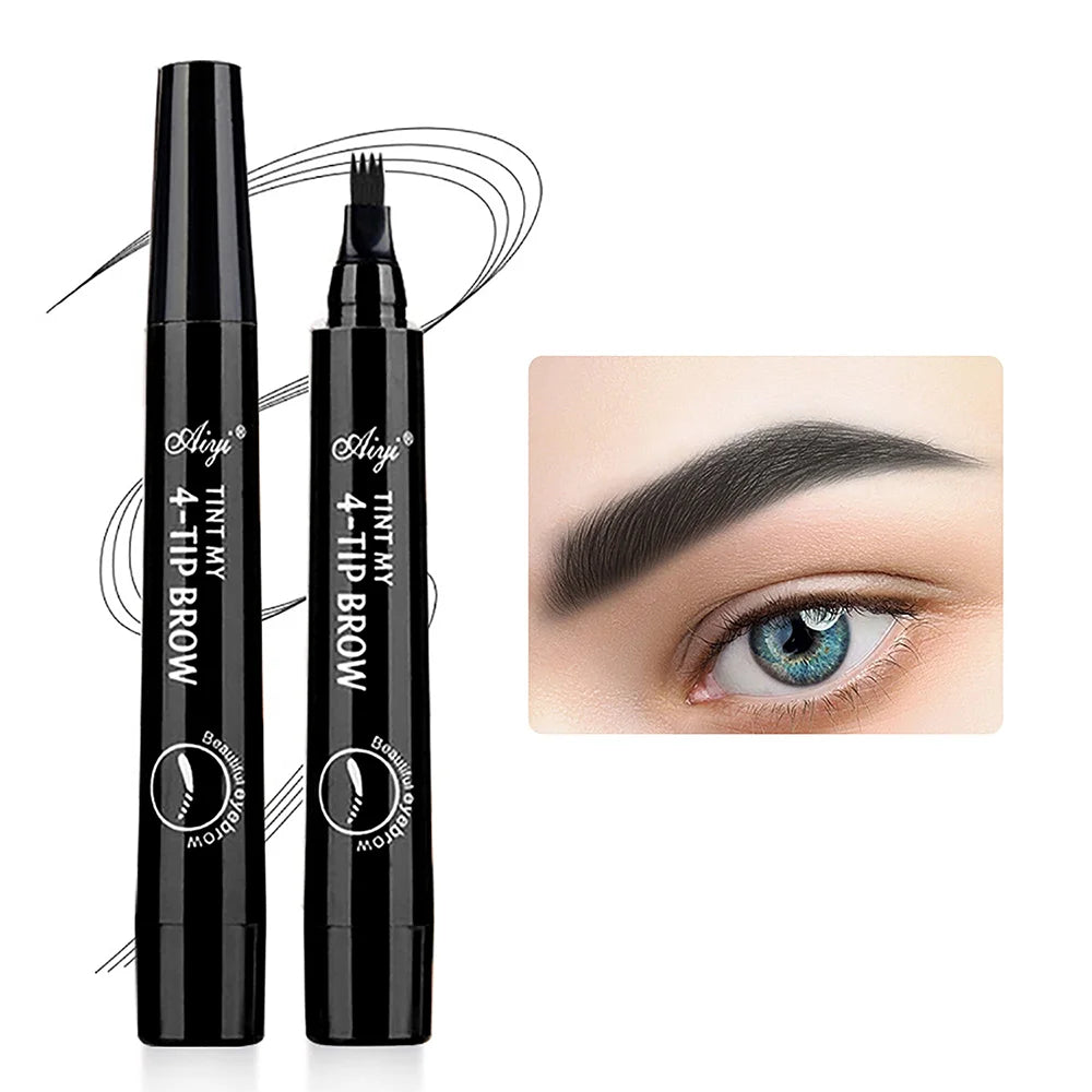 Waterproof Microblading Eyebrow Pencil Long Lasting Natural Brow Definer