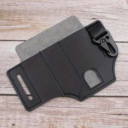 Multi-Tool Leather Waist Bag