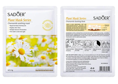 8pcs Natural Plant Face Mask Beauty Skincare Facial Masks Moisturizing Firming Hydrating Facial Mask Face Care Korean Cosmetics