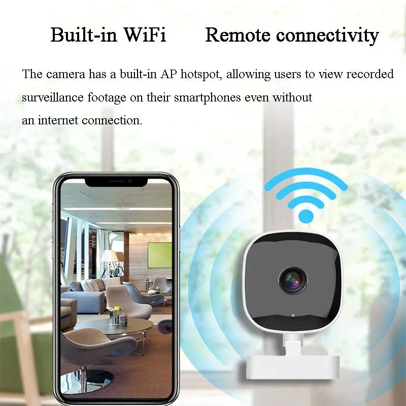 2.4/5GHz WiFi Window Camera 3MP Full Color Night Vision Indoor Security Mini Camera Replaces Outdoor Through Glass Window 2026