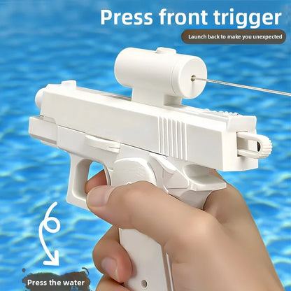 Funny Double-Sided Reverse Water Gun - Summer Prank Toy,Mini Tactical Water Sprayer for Kids & Adults, Pool Beach Water Fight