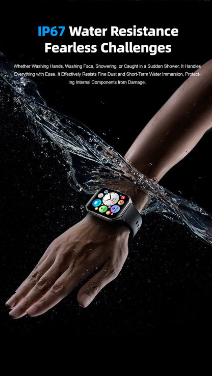 New Ultra Thin Smart Watch Men 1.96' AMOLED HD Pixel Display Always Show Time BT Call Reminder Smartwatch Ladies For Android iOS
