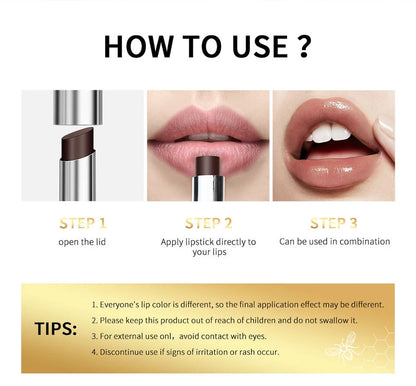 Long Lasting Moisturizing Lipstick Natural Lip Plumper Makeup Lip Plumping Gloss Cosmetics Exfoliating For Lip Care Product