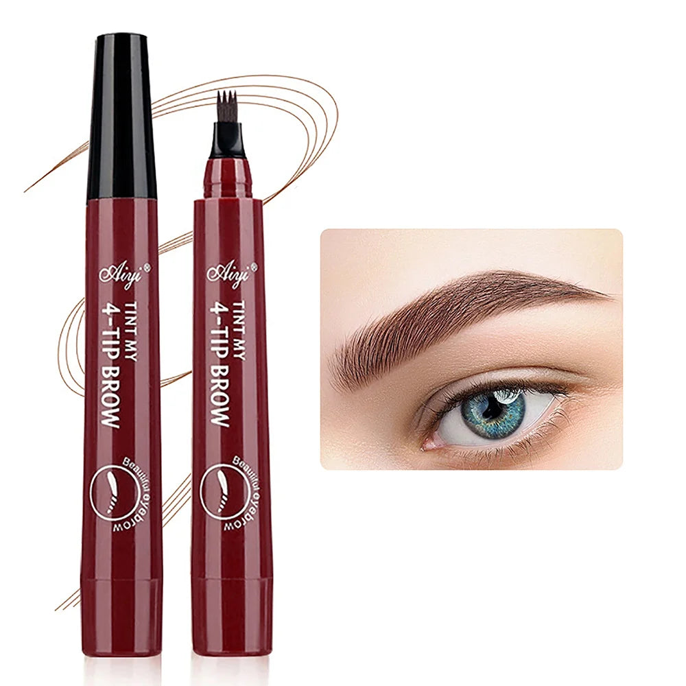 Waterproof Microblading Eyebrow Pencil Long Lasting Natural Brow Definer