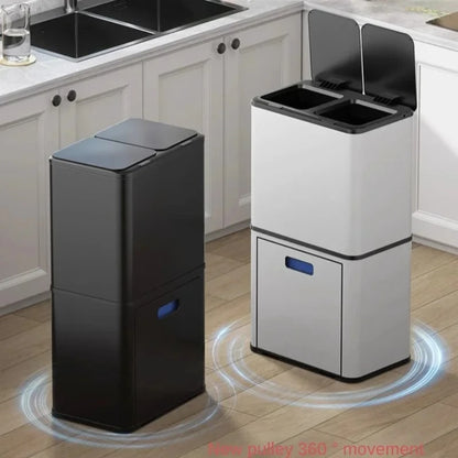 kitchen special induction smart garbage sorting trash can