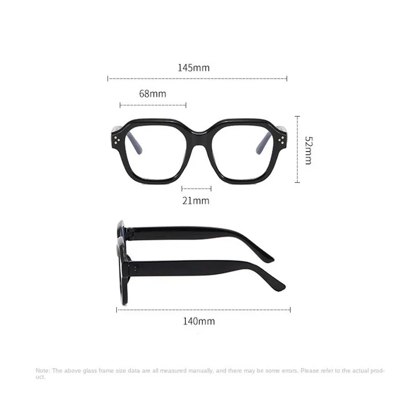 Unisex Retro Blue Light Blocking Eyeglasses Computer Glasses Frame Fashion Anti Blue Light Square Eyewears for Office Women Men