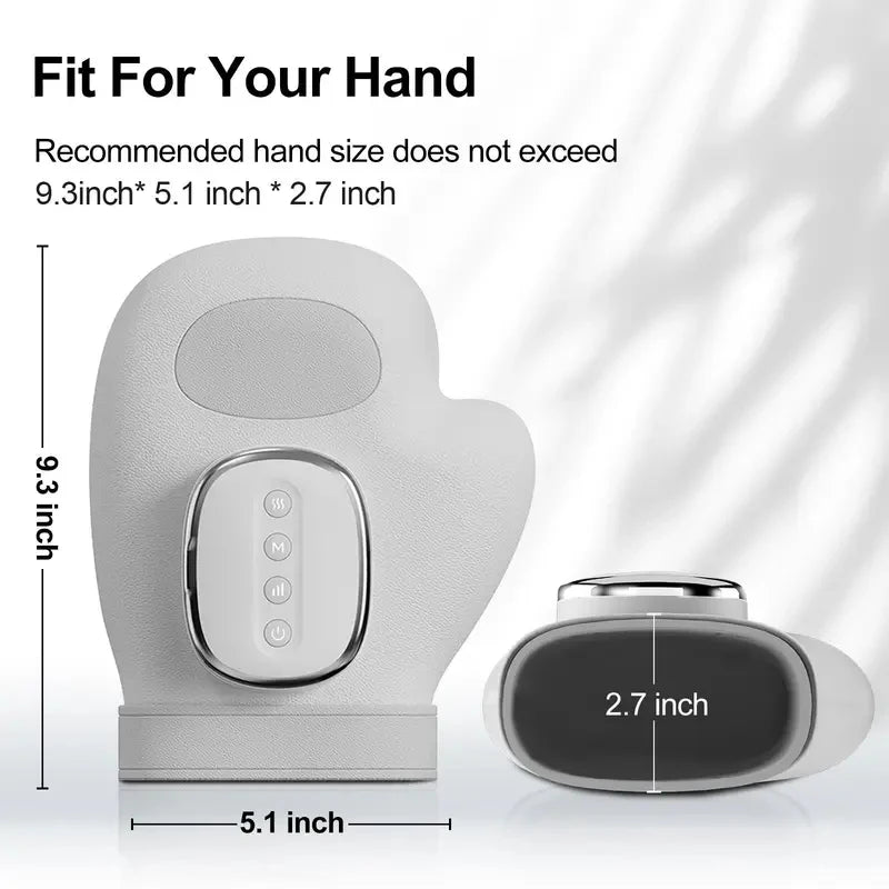 Professional Hand Massager Finger Wrist Palm Relaxation Device with Airbag Compression Kneading for Improves Hand Health