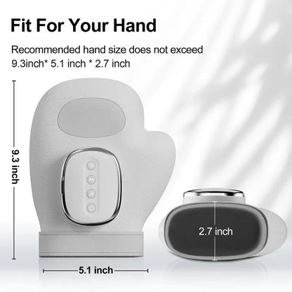 Professional Hand Massager Finger Wrist Palm Relaxation Device with Airbag Compression Kneading for Improves Hand Health