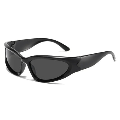 New arrival Popular Women's Sunglasses Punk Sunglasses Unique Oval Sun Glasses Men Goggle Shades Mirror Colorful Y2K Eyewear