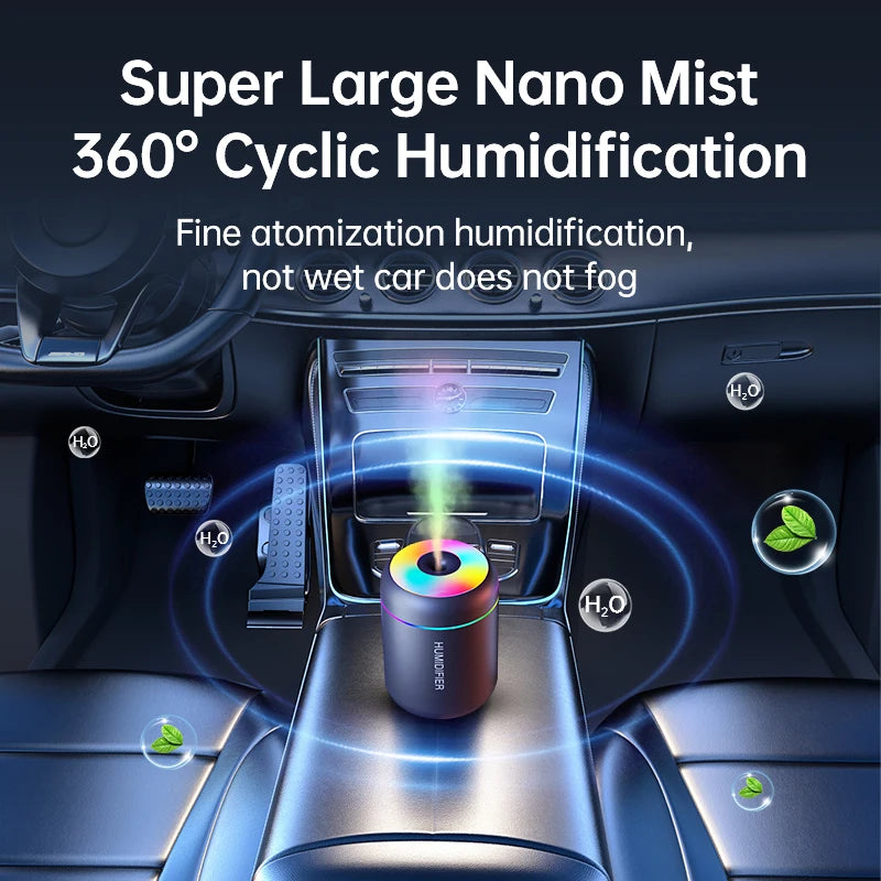 Compact USB Aroma Diffuser With Cool Mist And Soft Light For Bedroom Decor
