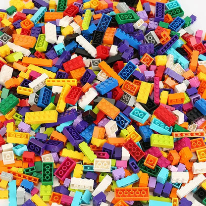 Random DIY Creative Building Blocks Bulk Set Urban Classic Building Blocks Assembled Birthday Gift Children's Educational Toys