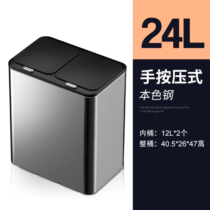 kitchen special induction smart garbage sorting trash can