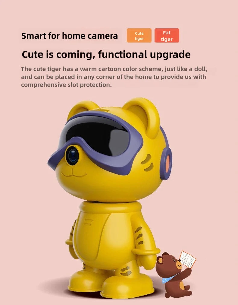 5MP PTZ WIFI IP Camera Wireless Home Security Robot Camera 360° Two Way Audio Auto Tracking Invisible Lens Indoor Baby Monitor