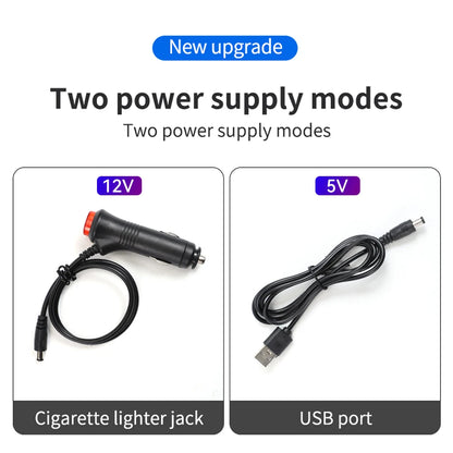 Automotive Ambient Light Foot Interior Modification LED Ambient Light Car USB/Cig Music Atmosphere Decorative Strip Lamp