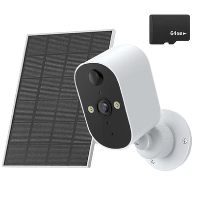 1080P WiFi Camera Solar Battery Outdoor Wireless Solar Powered Security Camera AI Motion Detection Two Way Audio Night Vision