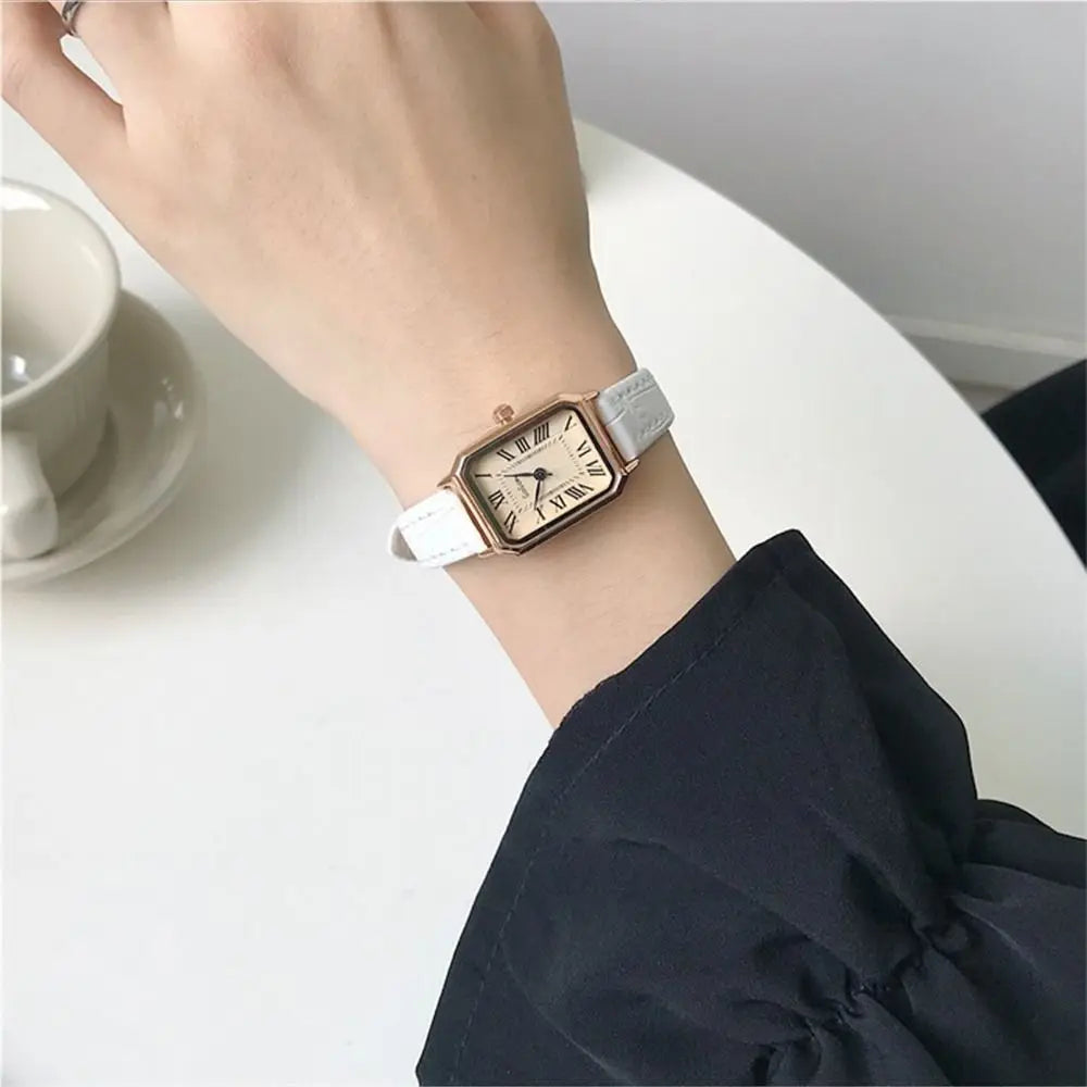 Light Luxury Elegant Women's Quartz Watch Portable Simple Ladies Business Watches Exquisite Waterproof Women's Wrist Watch Women