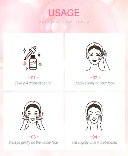 LAIKOU Cherry Blossom or Rose Essence Solution Moisturizing Facial Care Brighten Tighten Hydrating Repair Soothe Soften 100ml