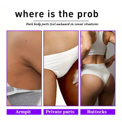 Whitening Cream Private Parts Underarm Bleaching serum Whiten Butt KneeBrighten Inner Thigh intimate Parts Dark Remove Melanin