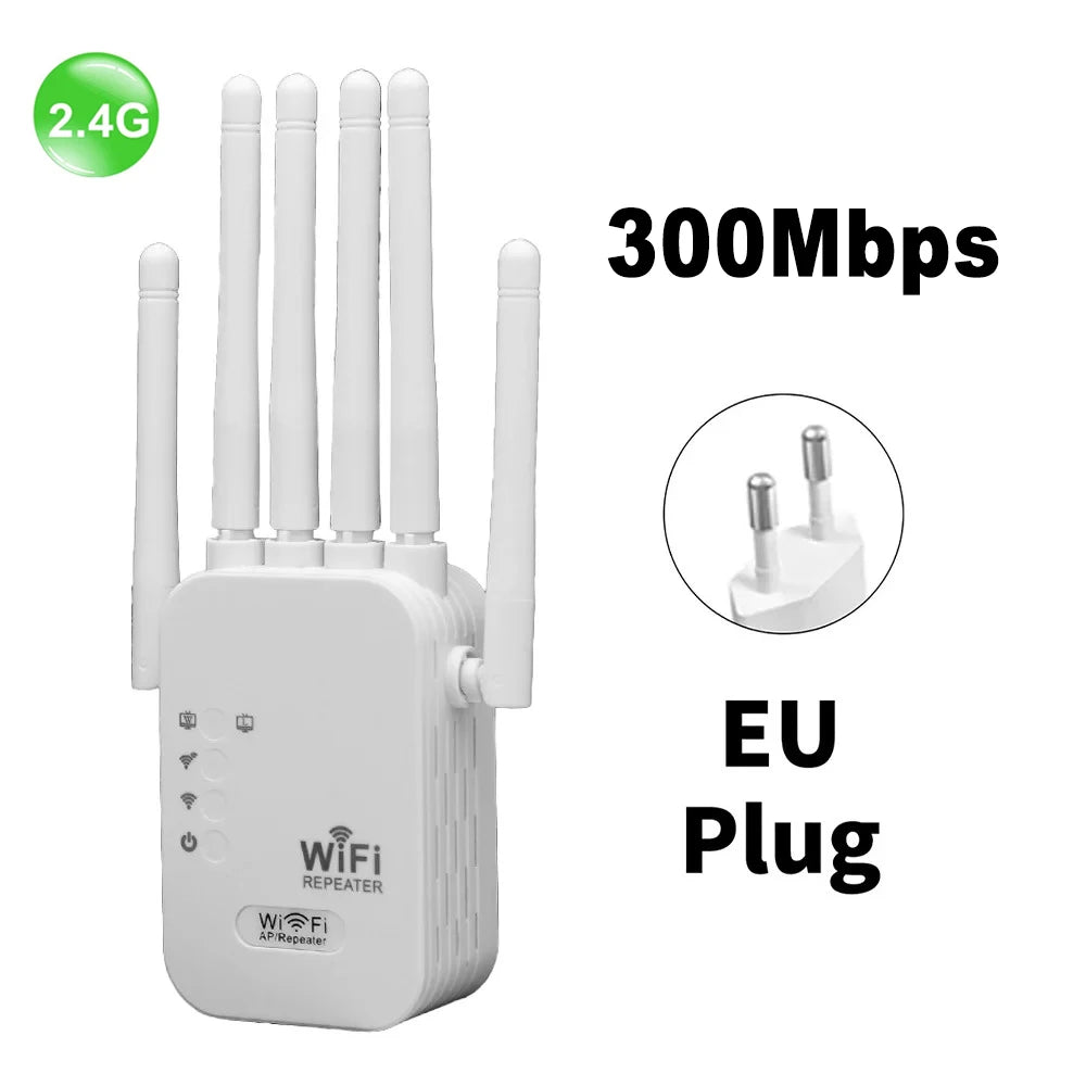 Kebidumei 1200Mbps Wireless WiFi Repeater WIFI Extender Signal Booster 2.4G 5G Dual-band Network 802.11ac WiFi Amplifier Router