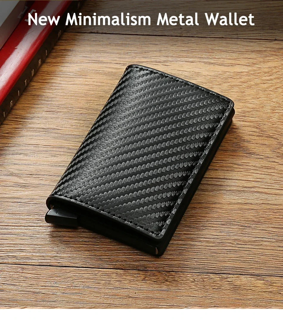 Anti Thief Rfid Credit Card Holder Smart Minimalist Wallet Men Women Slim Bank Cardholder Case Money Bag Cash Creditcard Purse