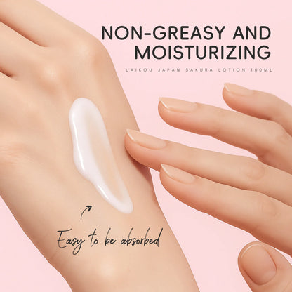 LAIKOU Sakura Face Lotion Moisturizing Essence  Shrink Pores Repairing  Improve Skin Elasticity  100ML