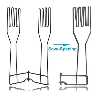 Kitchen Glove Holder, Foldable Kitchen Vertical Glove Support Multi-Purpose Glove Drain Rack Storage And Drying Both Handled