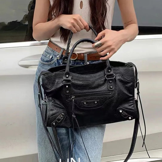 Y2K PU Leather Shoulder & Crossbody Bag