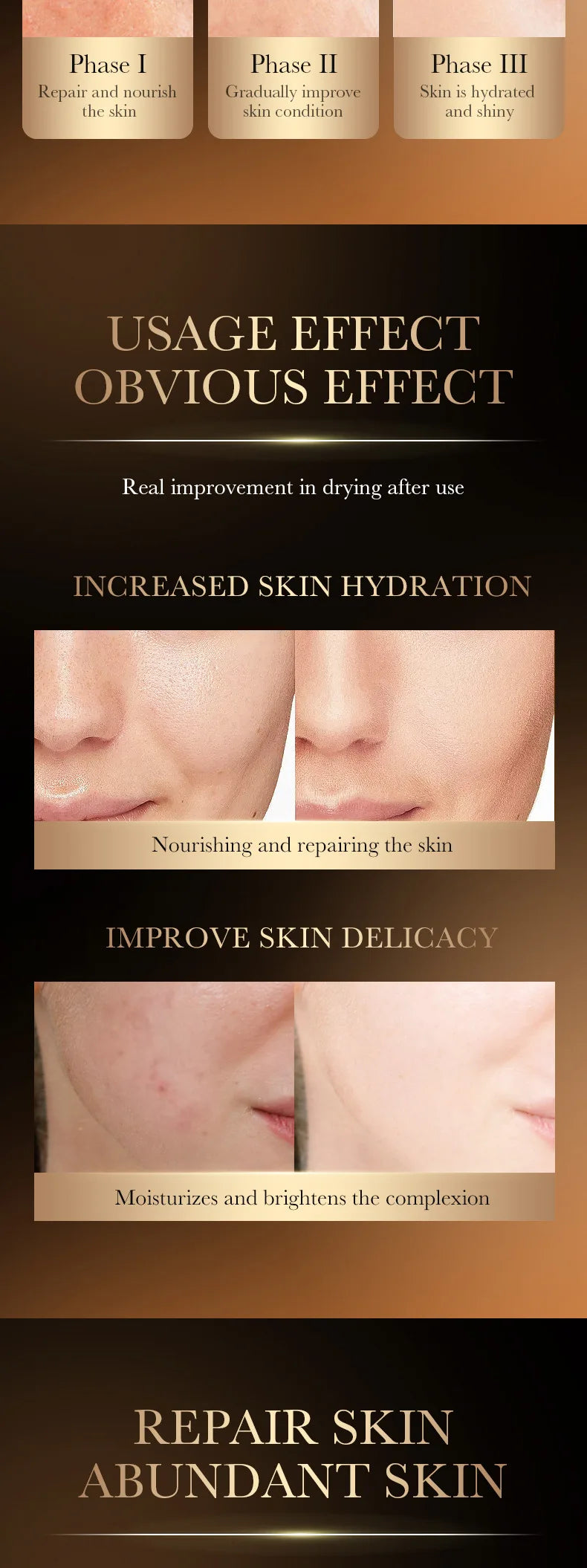 BIOAOUA Rice Paste Whitening Essence Cream Moisturizing Nourishes and Repairs The Skin, Strengthens The Skin Base