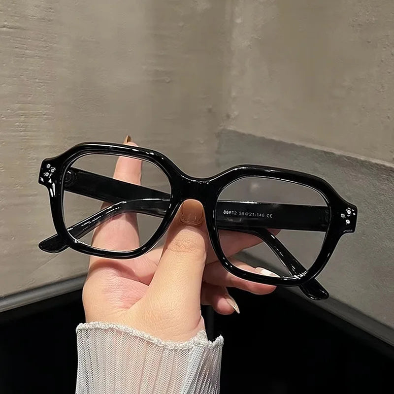 Unisex Retro Blue Light Blocking Eyeglasses Computer Glasses Frame Fashion Anti Blue Light Square Eyewears for Office Women Men
