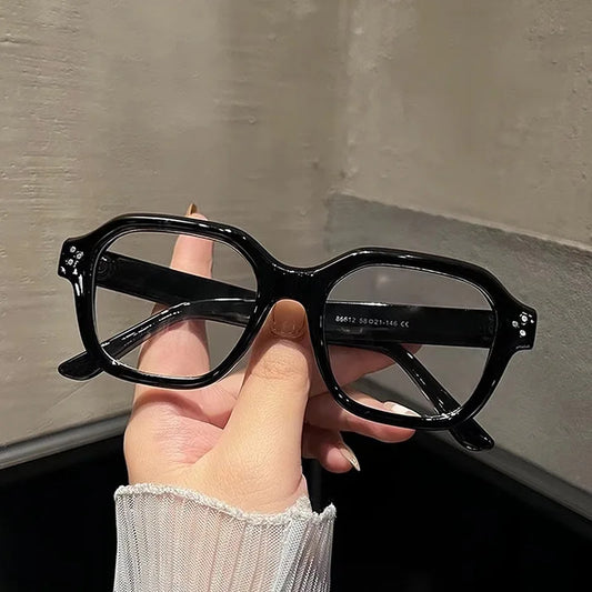 Unisex Retro Blue Light Blocking Eyeglasses Computer Glasses Frame Fashion Anti Blue Light Square Eyewears for Office Women Men