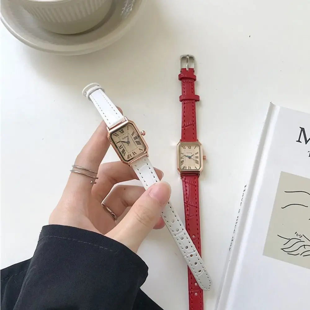 Light Luxury Elegant Women's Quartz Watch Portable Simple Ladies Business Watches Exquisite Waterproof Women's Wrist Watch Women