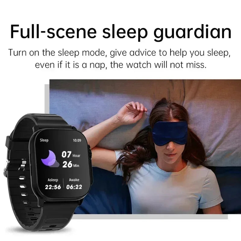 New Watch T10 Ultr Smart Watch Men 49mm 2.09 Inch NFC Women GPS Track Bluetooth Call BT Music Games Wireless Charging Smartwatch